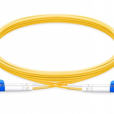LC-LC Fiber Patch Cord Single Mode Duplex, 1 Metre