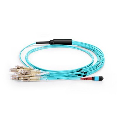 MTP to 6xLC Duplex 12 Fiber OM3 Multimode Patch Cord